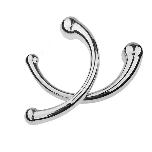 Stainless 5858 Elegant Double Anal Hook Ended Steel 0611